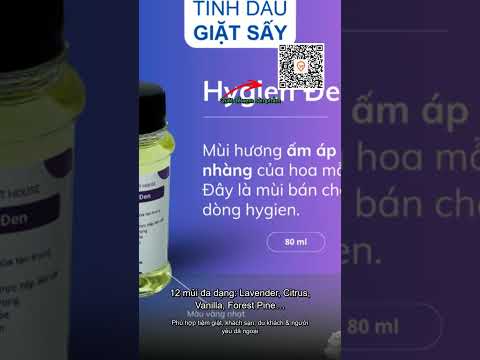 Tinh dầu giặt sấy 12 mùi nhập khẩu châu Âu - Hương sang trọng cho tiệm giặt, giá 88.000₫