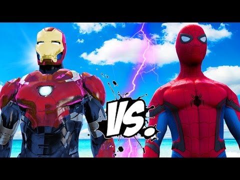 SPIDER-MAN VS IRON MAN MARK 47