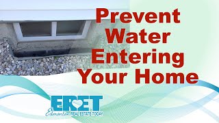Window well repair - Keep water out of window well and home