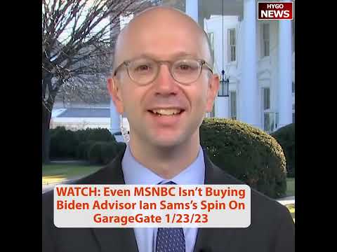 WATCH: Even MSNBC Isn’t Buying Biden Advisor Ian Sams’s Spin On GarageGate