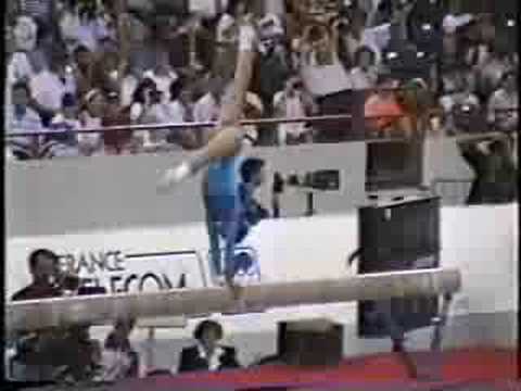 Choe Gyong Hui - 1991 Worlds AA - Balance Beam