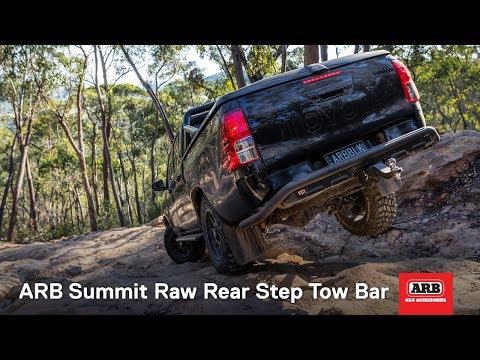 ARB Summit Raw Rear Step Tow Bar | ARB 4x4 Accessories
