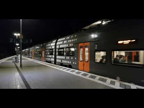 Ausfahrt des RE4 RRX nach Dortmund Hbf aus dem Bahnhof Wetter Ruhr am 13.12.2020