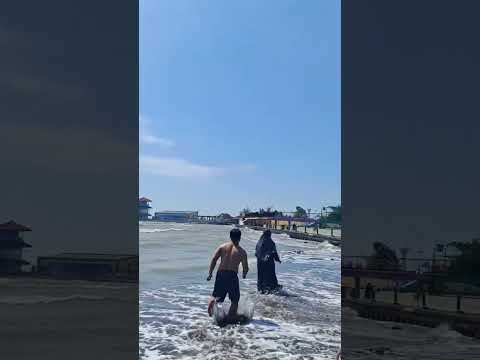 pantai pasir kencana Pekalongan #video #shorts #shortvideo #eksplorepekalongan