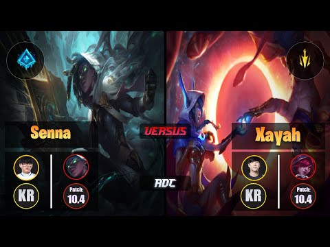 Hoit SENNA (ADC) [Glacial Augment] VS Ruler XAYAH - Challenger KR Patch 10.4