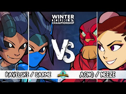 Pavelski/Sarme VS acno?/Neeze | Top 12 | Brawlhalla Winter Doubles Championship - EU