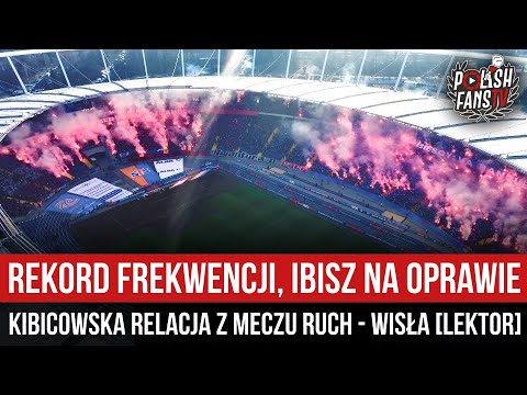 Rekord frekwencji, Ibisz na oprawie - kibicowska relacja z meczu Ruch - Wisła [LEKTOR] (22.02.2025)