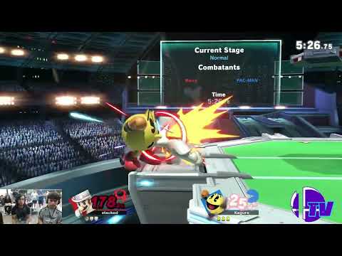 EugeneBound Summers Top 32 - Kurama (Mario) Vs. JDV (Pac-Man) - SSBU Tournament