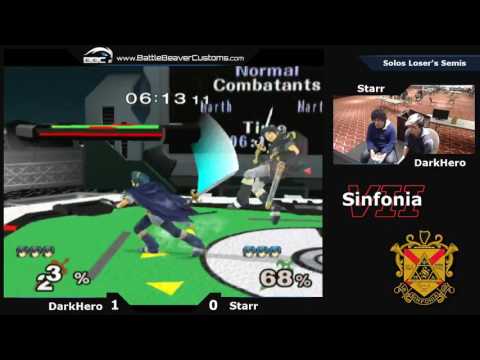 Sinfonia VII - Starr VS DarkHero - Melee Solos Loser's Final