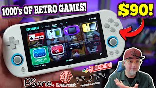 CHEAP Handheld With 1000's Of RETRO Games! The Trimui Smart Pro!