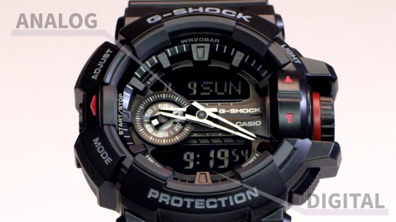 Casio G-Shock GA-400-1BDR Watch Overview and Main Features
