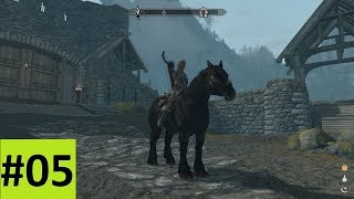 Покупаю лошадку и скачу на охоту - TES V: Skyrim (Скайрим, 2019) #05