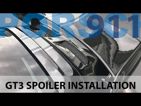 GT3 Spoiler Installation - Porsche 911 997