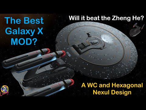 4K NEW Galaxy X Class (best ever) VS Zheng HE - Both Side - Star Trek Starship Battles Friday Funny