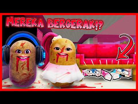 ATUN & MOMON SEMBUNYI DIBAWAH SOFA KARENA BONEKA ATUN & MOMON KENTANG !! Feat @sapipurba Minecraft