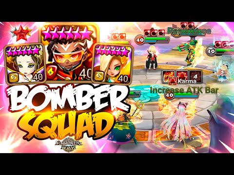 Too Many Bombs with Seara + John Combo - Summoners War