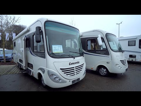 Gebrauchte Schätzchen: 7 Jahre alter Concorde Carver 841 L gebrauchtes Wohnmobil. Roomtour