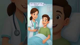 At the Hospital – Talking with the Nurse| Daily English conversation #learnenglish #englishpractice
