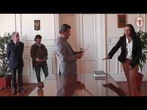 Juramento de Juez de Paz de Las Lagunas, Departamento Libertador General San Martín