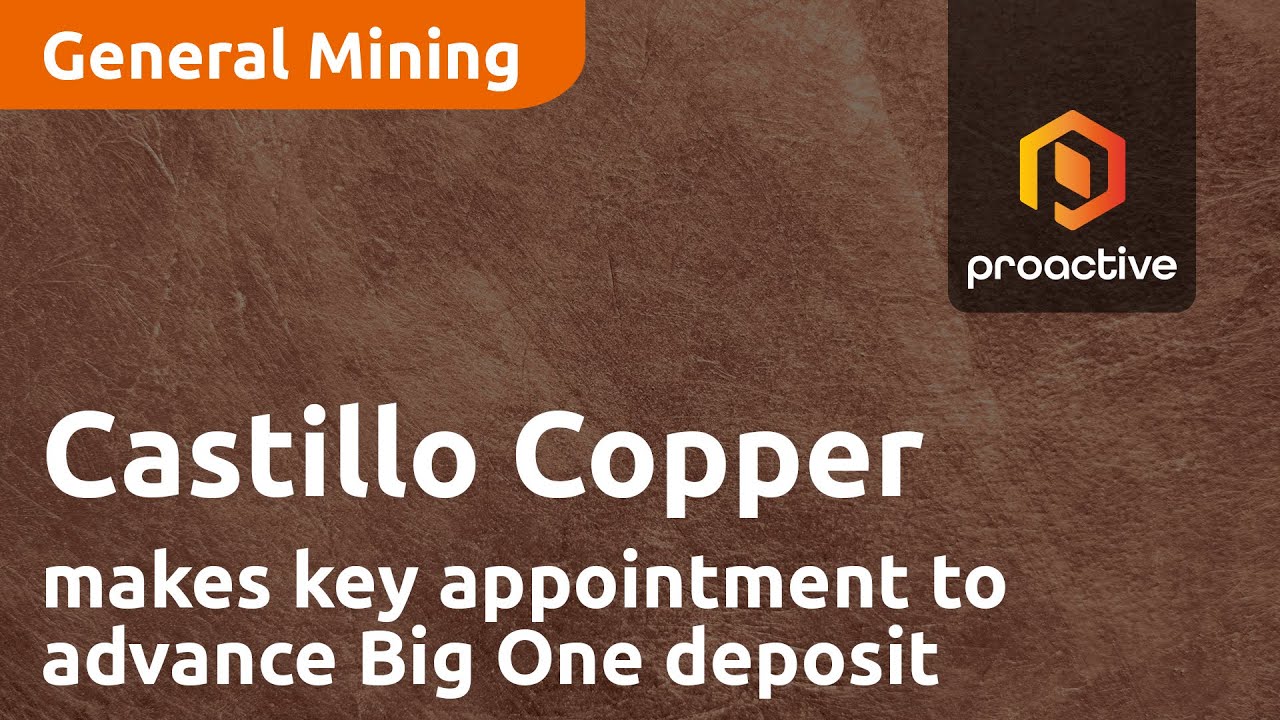 Castillo Copper makes key appointment to advance Big One deposit