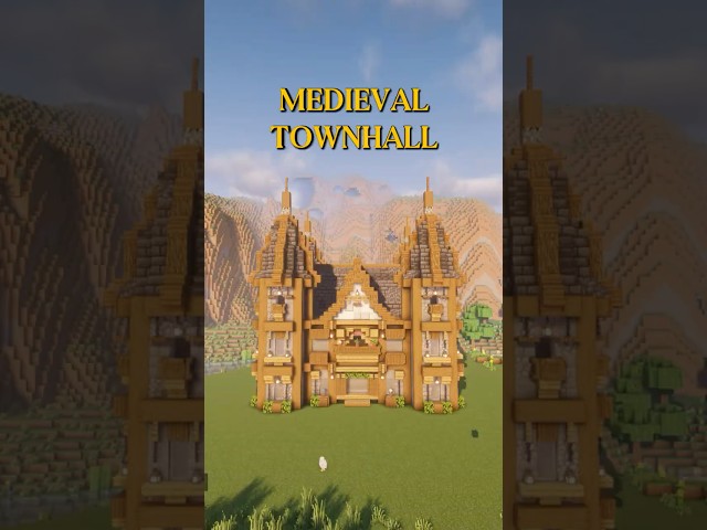 MEDIEVAL TOWNHALL - FREE DOWNLOAD Minecraft Map