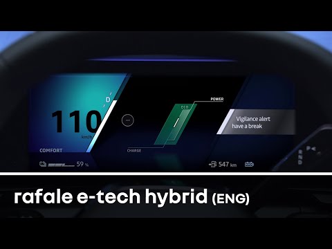 driver alertness warning - Rafale full hybrid E-Tech - Renault
