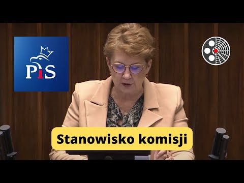 Teresa Wargocka: komisja wnosi odrzucenie poprawek do ustawy