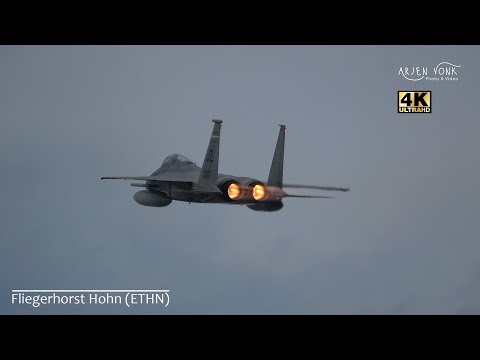 [4K] Air Defender 2023 : Daily operations at Fliegerhorst Hohn (ETNH) 15-06-2023
