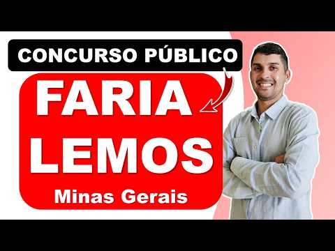 CONCURSO PÚBLICO DO MUNICÍPIO DE FARIA LEMOS MG 2026 | Banca IBGP #farialemosmg #concursofarialemos
