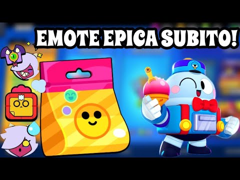 EMOTE EPICA nel MIO PRIMO PACCHETTO di REAZIONI! BRAWL STARS ITA