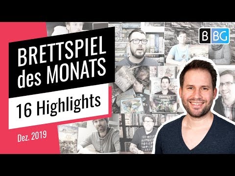 Brettspiel des Monats - 15 Gäste und ihre Brettspiel Highlights im Dezember 2019