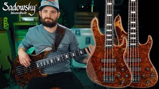 Video thumbnail for Sadowsky MasterBuilt 24-Fret Modern Bass, Limited Edition 2021, 5-String by Sadowsky