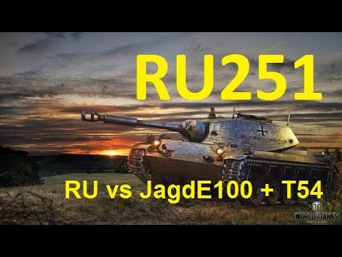 World of Tanks Gast-Replay 0027 (deutsch) RU251 vs JagdE100