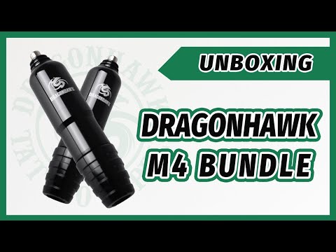 Dragonhawk Wireless Tattoo Pen Machine M4 Starter Bundle