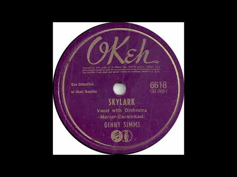 Ginny Simms - Skylark - Okeh 6618 - (1941)