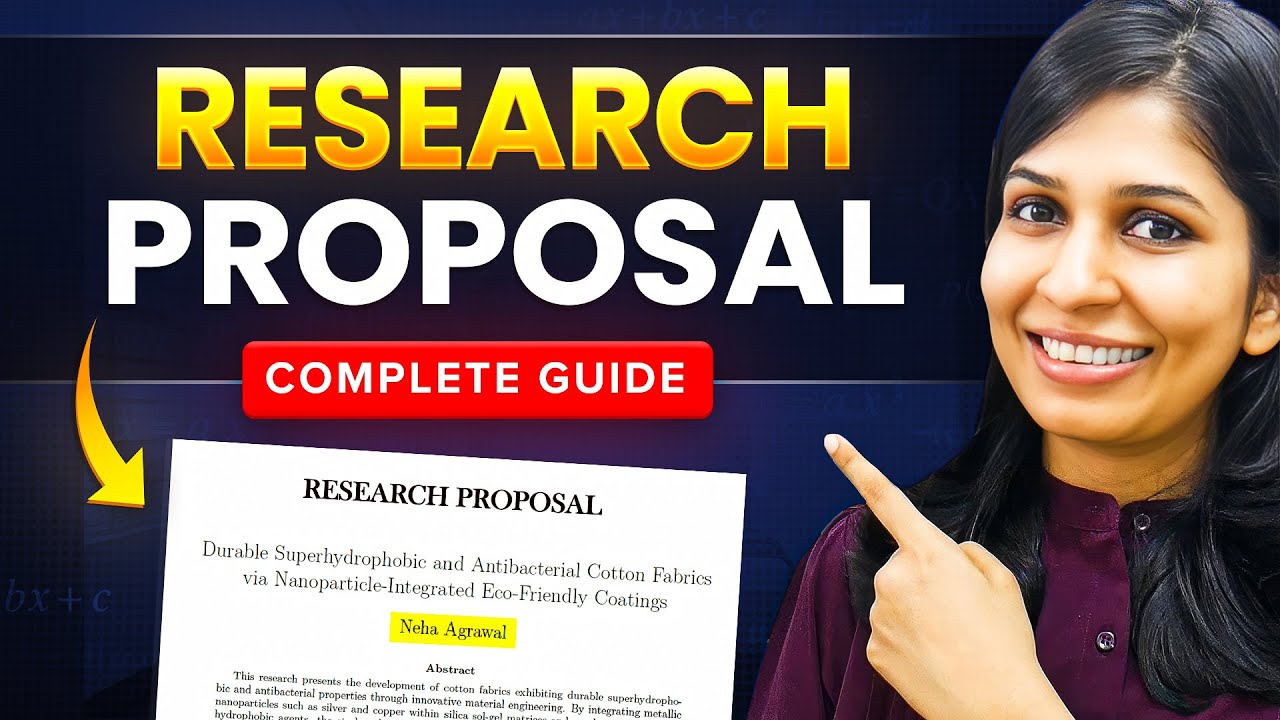 How to Write a Research Proposal | For Masters & PhD | With AI Tool