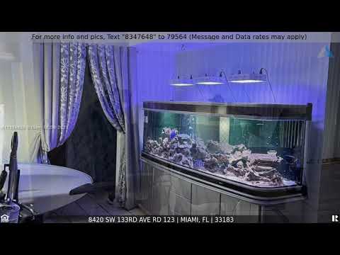 For Sale- 8420 SW 133rd Ave Rd #123 Miami, FL, 33183