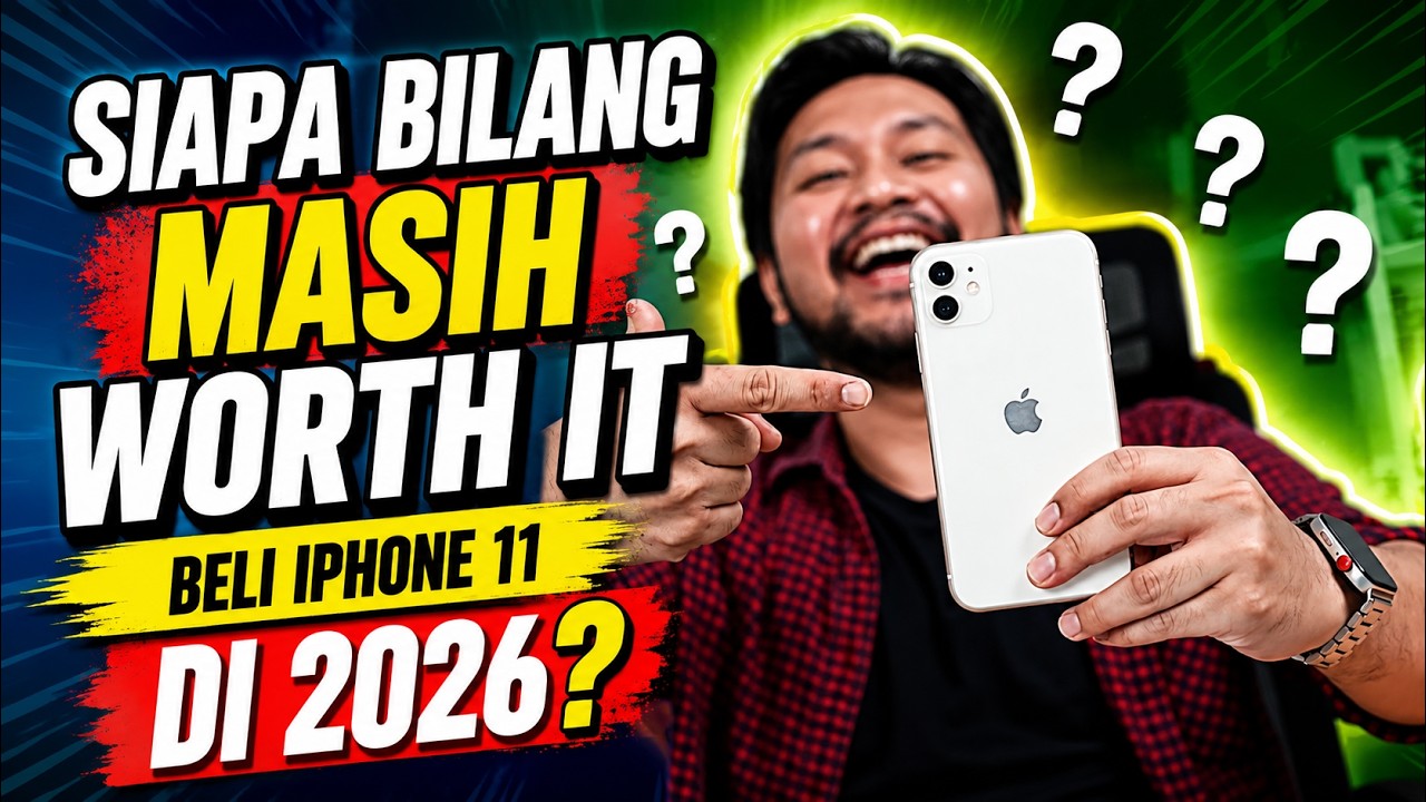iPhone 11 di 2026 “Cuma Menang Gengsi”‼️ Spek Kalah Sama HP Android 2 Jutaan⁉️