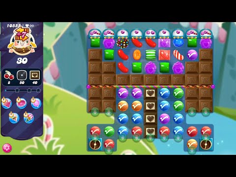 nightmarishly hard level | candy crush saga level 10555