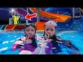 ALUNA AND AMANDA SWIM UNTIL NIGHT HIDING FROM SECURITY