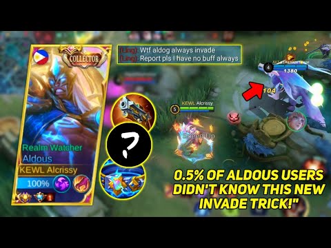 NOT ALL ALDOUS USERS DIDN'T KNOW THIS NEW OP INVADE ROTATION IN S26! ALDOUS BEST BUILD 2022 - MLBB