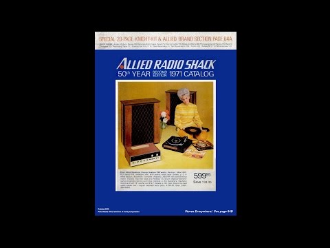 1971 Allied Radio Shack - 50th Year Catalog #204A