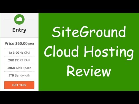 External Review Video BUIvztGf9VY for SiteGround Cloud Hosting
