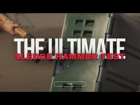 Locker Toughness Test - Sledgehammer test with Plastic Locker vs Metal Locker vs Wood Locker
