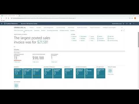 See video Overview of Statistical Accounts in Dynamics 365 Business Central