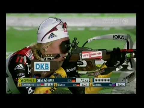 Biathlon Sprint der Damen in Oberhof 2012