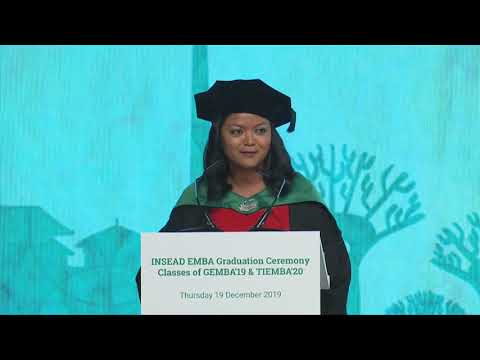EMBA Graduation 2019 - Class Speaker: Farida Alkaff