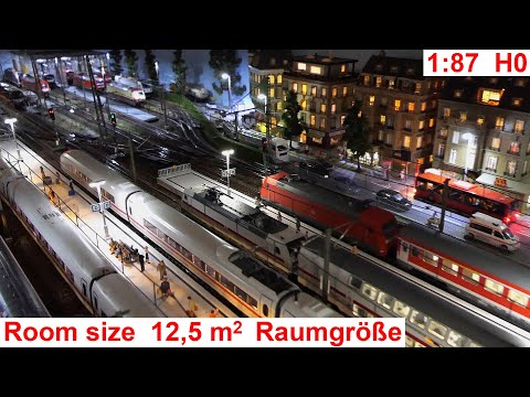 Moderne Märklin-H0-Anlage Update 5 – Optimierung, 38 Gleisrückmelder, Gleispläne, Nachtfahrt IC 2035