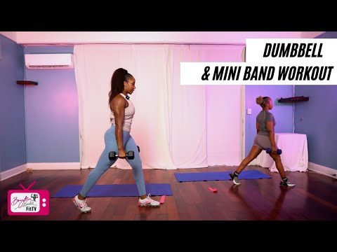 Legs & Glutes Burn [Mini Band & Dumbbell Workout ]