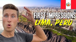 FIRST IMPRESSIONS OF LIMA 🇵🇪 MIRAFLORES IS BEAUTIFUL & SAFE!